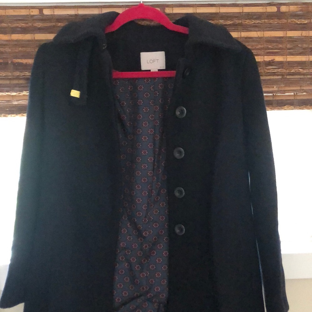 Loft navy coat size S